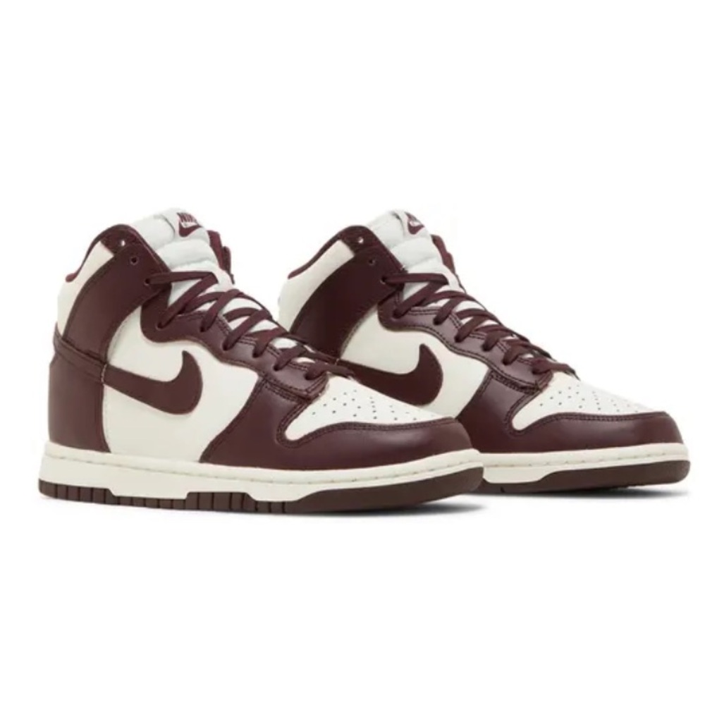 Nike High Dunk Sneakers - Burgundy Crush
